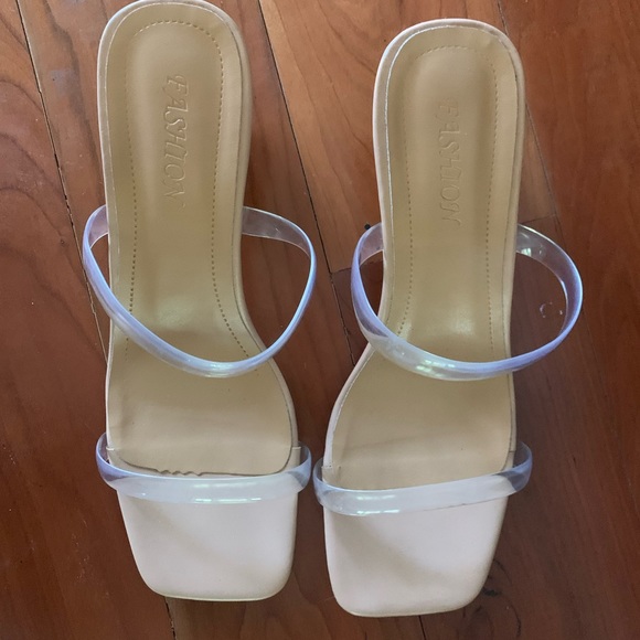 Clear block heels - Picture 2 of 3